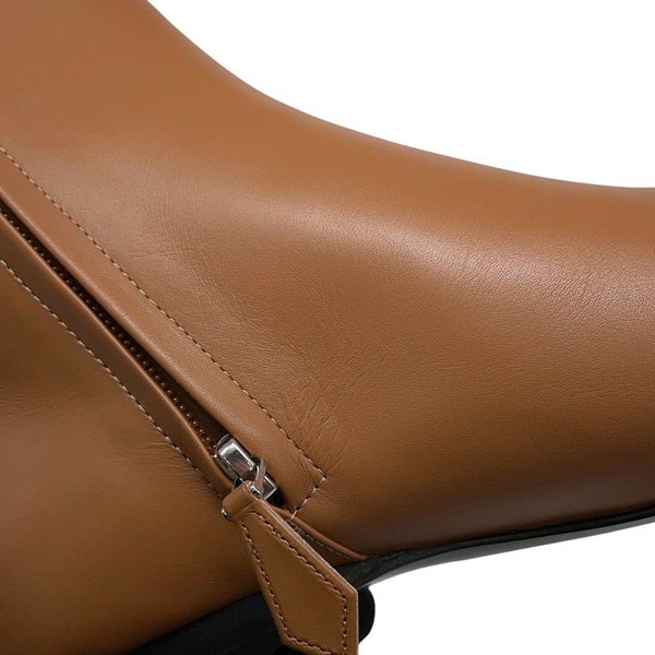 エルメス ブーツ デマルシュ サイドジップ  レザー レディースサイズ38 HERMES 靴