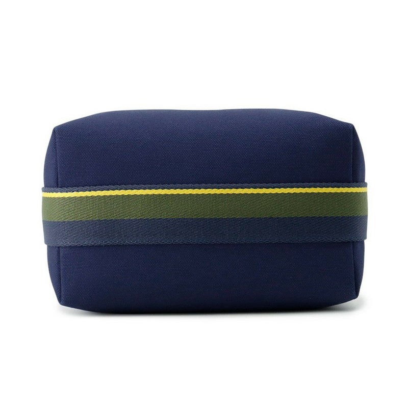 エルメス ポーチ ブリッド・ア・ブラックPM Hパヴィヨン マリン/シルバー金具 キャンバス HERMES バッグ 小物入れ