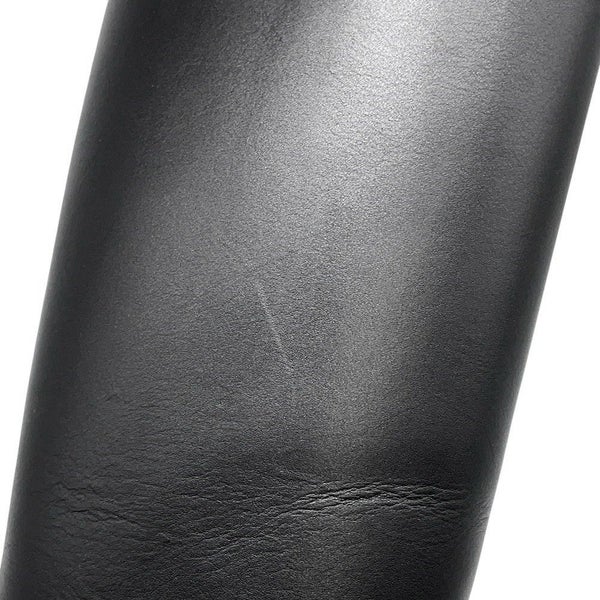 エルメス ブーツ ジャンピング レザー レディースサイズ36 1/2 HERMES ショートブーツ 黒