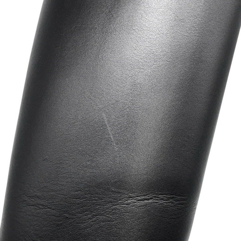 エルメス ブーツ ジャンピング レザー レディースサイズ36 1/2 HERMES ショートブーツ 黒