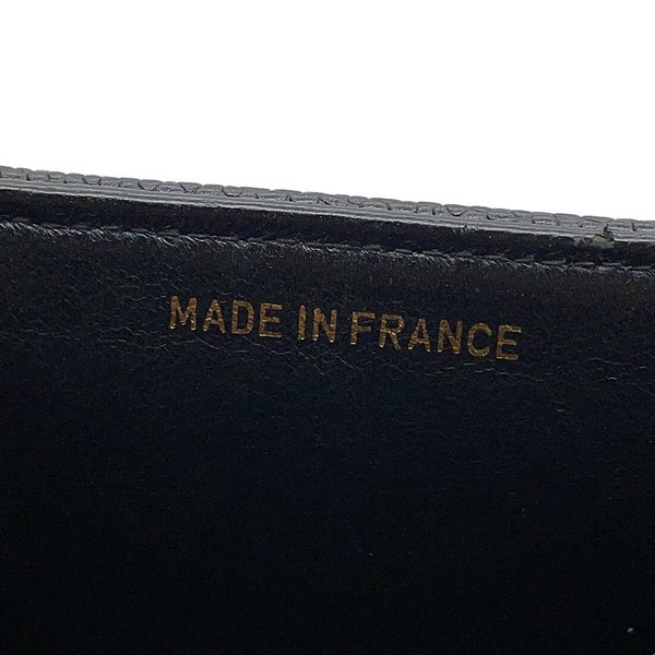 シャネル チェーンショルダーバッグ シェブロン Vステッチ デカココ ココマーク キャビアスキン CHANEL バッグ 黒