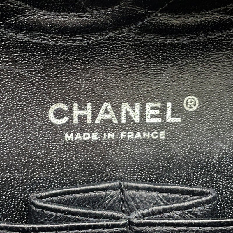 シャネル チェーンショルダーバッグ マトラッセ25 ココマーク ダブルチェーン キャビアスキン A01112 CHANEL 黒