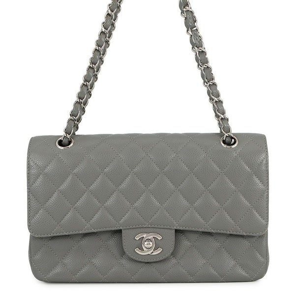 シャネル チェーンショルダーバッグ マトラッセ25 ココマーク ダブルチェーン キャビアスキン A01112 CHANEL