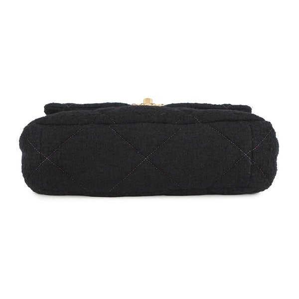 シャネル チェーンショルダーバッグ マトラッセ ココマーク CHANEL19 ツイード AS1160 CHANEL 2way 黒
