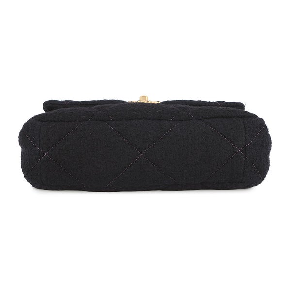 シャネル チェーンショルダーバッグ マトラッセ ココマーク CHANEL19 ツイード AS1160 CHANEL 2way 黒