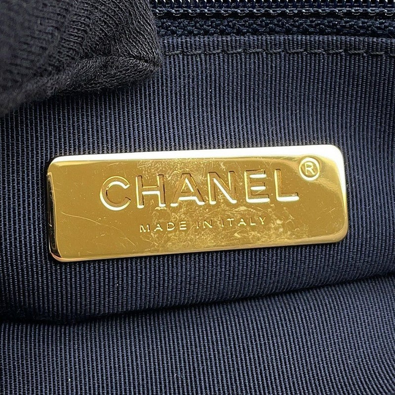 シャネル チェーンショルダーバッグ マトラッセ ココマーク CHANEL19 ツイード AS1160 CHANEL 2way 黒
