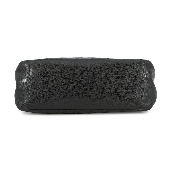 シャネル チェーントートバッグ ココマーク マトラッセ GST キャビアスキン A50995 CHANEL 黒