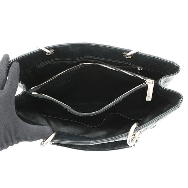 シャネル チェーントートバッグ ココマーク マトラッセ GST キャビアスキン A50995 CHANEL 黒
