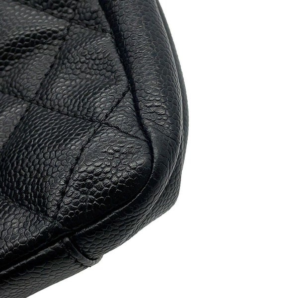 シャネル チェーントートバッグ ココマーク マトラッセ GST キャビアスキン A50995 CHANEL 黒