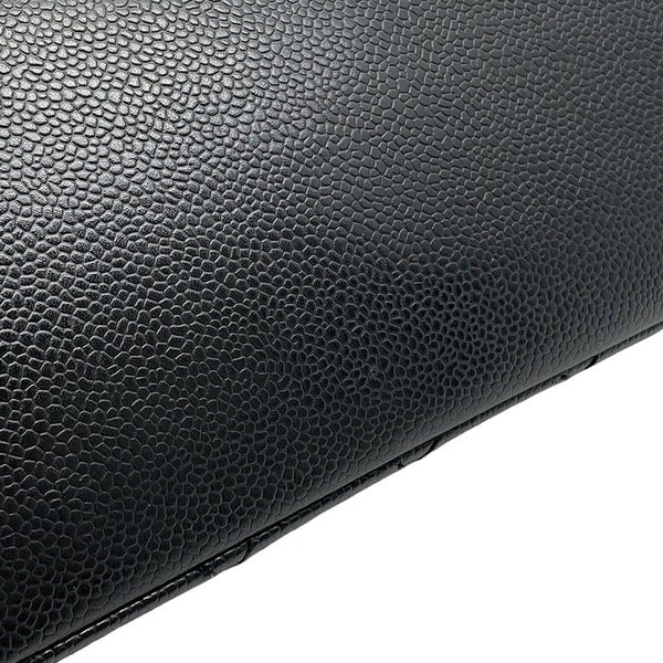 シャネル チェーントートバッグ ココマーク マトラッセ GST キャビアスキン A50995 CHANEL 黒