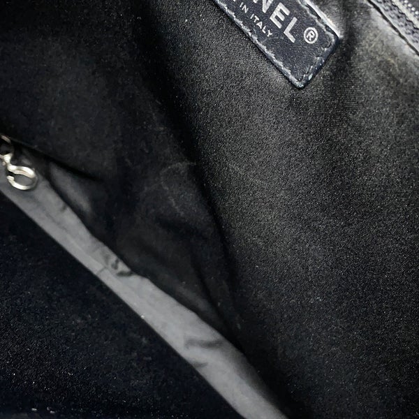 シャネル チェーントートバッグ ココマーク マトラッセ GST キャビアスキン A50995 CHANEL 黒