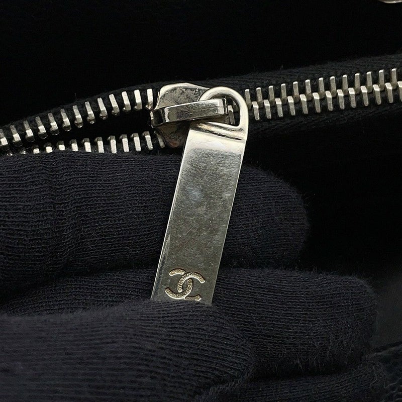 シャネル チェーントートバッグ ココマーク マトラッセ GST キャビアスキン A50995 CHANEL 黒