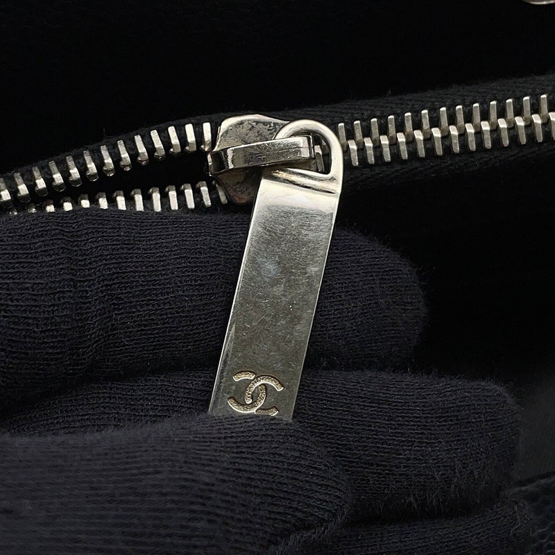 シャネル チェーントートバッグ ココマーク マトラッセ GST キャビアスキン A50995 CHANEL 黒