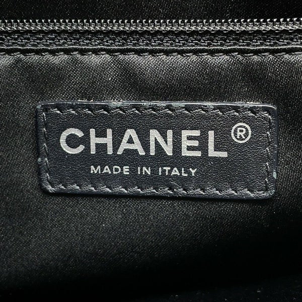 シャネル チェーントートバッグ ココマーク マトラッセ GST キャビアスキン A50995 CHANEL 黒