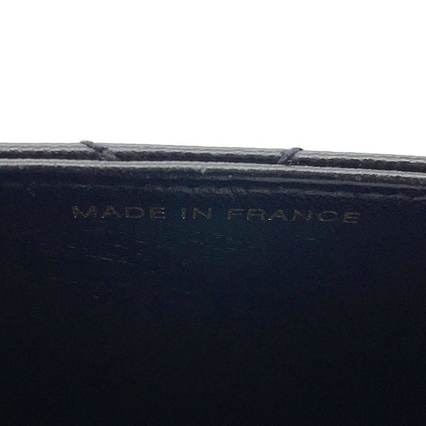 シャネル チェーンショルダーバッグ マトラッセ ココマーク シングルフラップ キャビアスキン CHANEL 黒