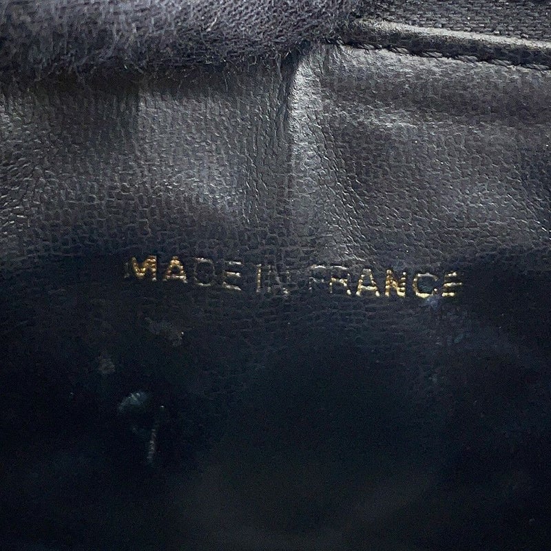 シャネル バニティバッグ ココマーク 縦型 キャビアスキン A01998 CHANEL 化粧ポーチ コスメポーチ 黒