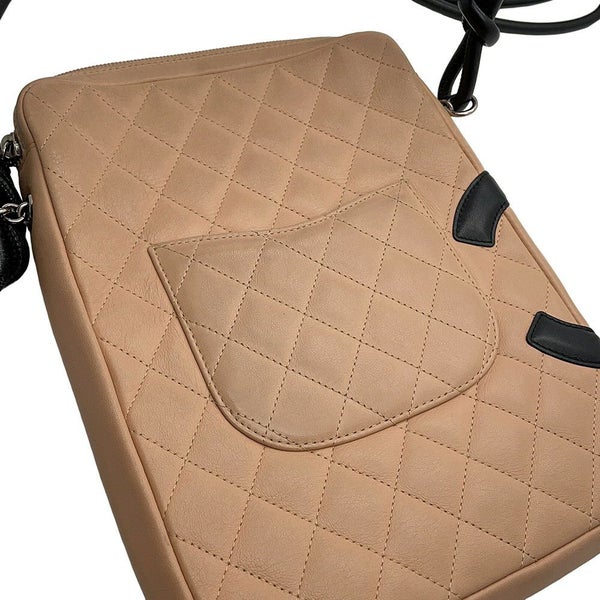 シャネル ショルダーバッグ カンボンライン ミディアム ココマーク A25178 CHANEL バッグ 黒