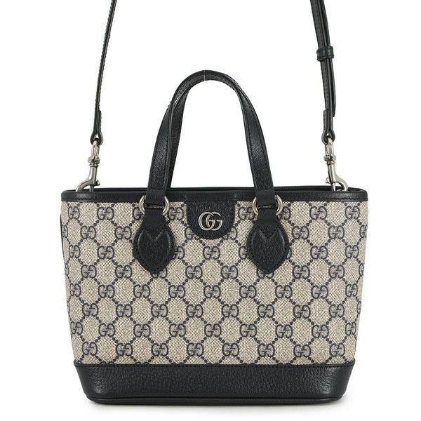グッチ ショルダーバッグ ダブルG オフディア ミニトートバッグ GGスプリーム/レザー 811716 GUCCI 2way