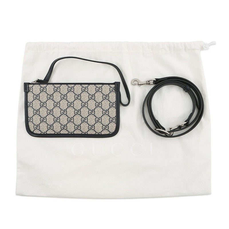 グッチ ショルダーバッグ ダブルG オフディア ミニトートバッグ GGスプリーム/レザー 811716 GUCCI 2way