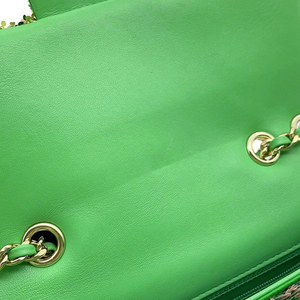 シャネル チェーンショルダーバッグ ココマーク ロゴ スパンコール CHANEL バッグ