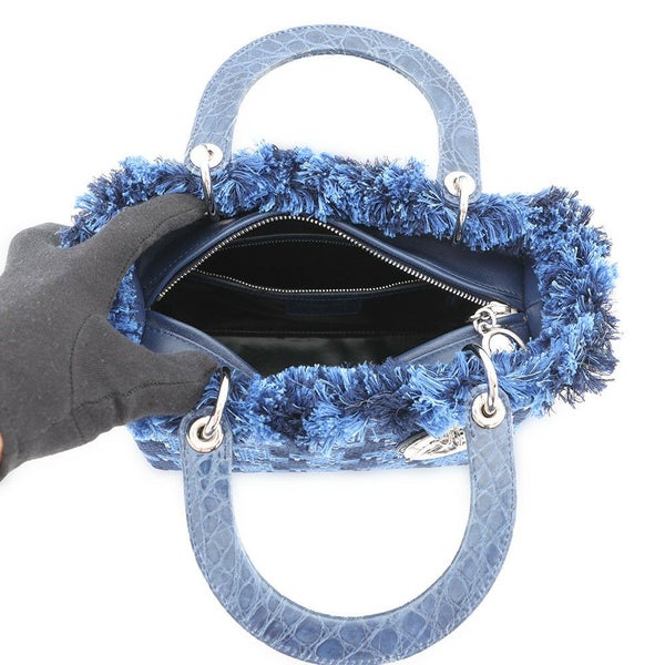 クリスチャン・ディオール ハンドバッグ レディディオール ミディアム ツイード M0550PTGC Christian Dior