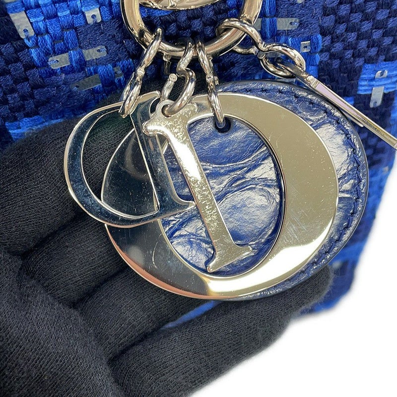 クリスチャン・ディオール ハンドバッグ レディディオール ミディアム ツイード M0550PTGC Christian Dior