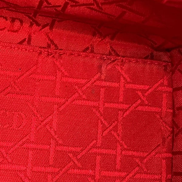 ディオール ハンドバッグ レディディオール カナージュ ミディアム レザー Christian Dior 2way 黒