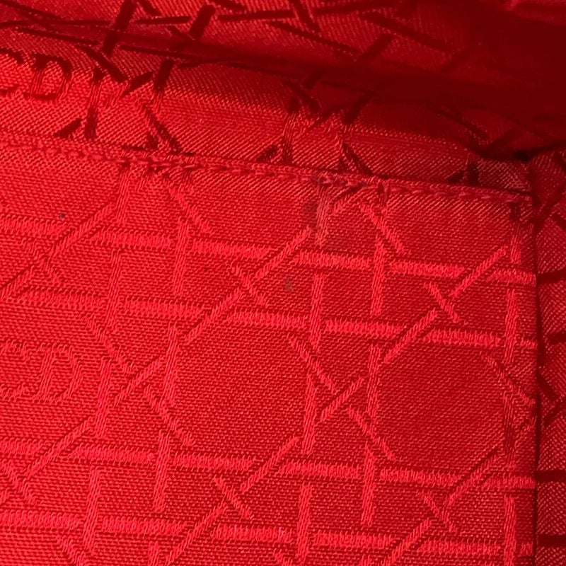 ディオール ハンドバッグ レディディオール カナージュ ミディアム レザー Christian Dior 2way 黒