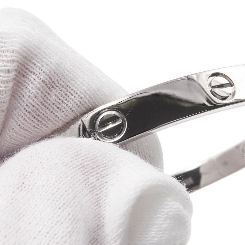 カルティエ ブレスレット ラブブレス クラシックモデル K18WGホワイトゴールド サイズ20 Cartier LOVEブレスレット バングル