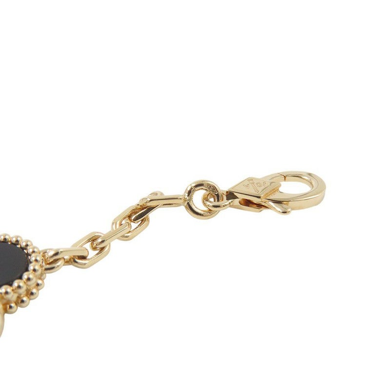 ヴァンクリーフ&アーペル ネックレス ヴィンテージ アルハンブラ ネックレス 10モチーフ オニキス K18YGイエローゴールド VCARA42700