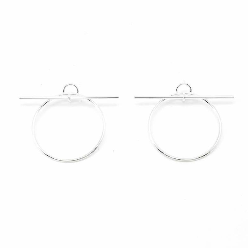 エルメス ピアス ループMM Loop SV925シルバー HERMES フープ ジュエリー アクセサリー