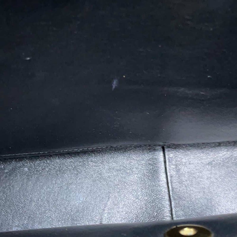 シャネル ハンドバッグ ココマーク マドモアゼル キャビアスキン CHANEL バッグ デカココ 黒