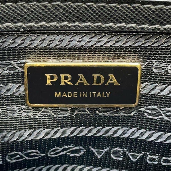 プラダ ハンドバッグ ガレリア スモール サフィアーノレザー 1BA896 PRADA 2wayショルダーバッグ 黒