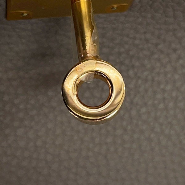 エルメス バーキン30 エタン/ピンクゴールド金具 トゴ D刻印 HERMES Birkin ハンドバッグ