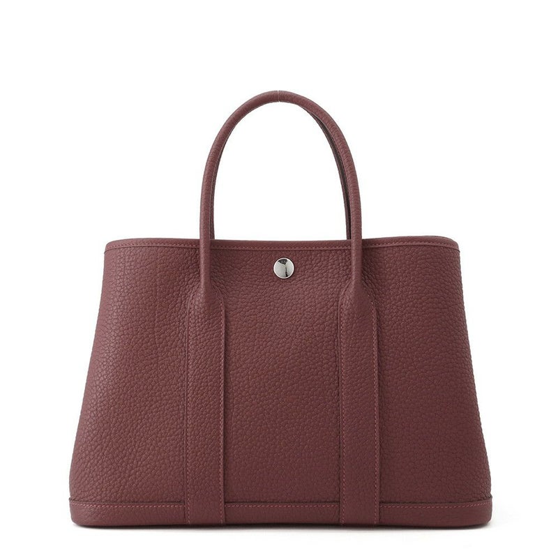 エルメス トートバッグ ガーデンパーティTPM ルージュアッシュ/シルバー金具 ネゴンダ K刻印