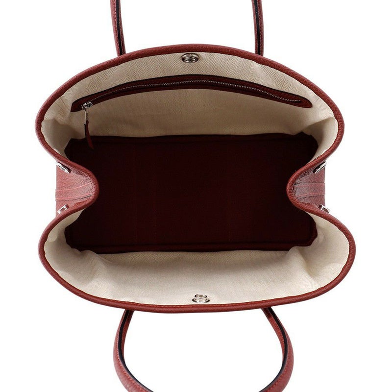 エルメス トートバッグ ガーデンパーティTPM ルージュアッシュ/シルバー金具 ネゴンダ K刻印