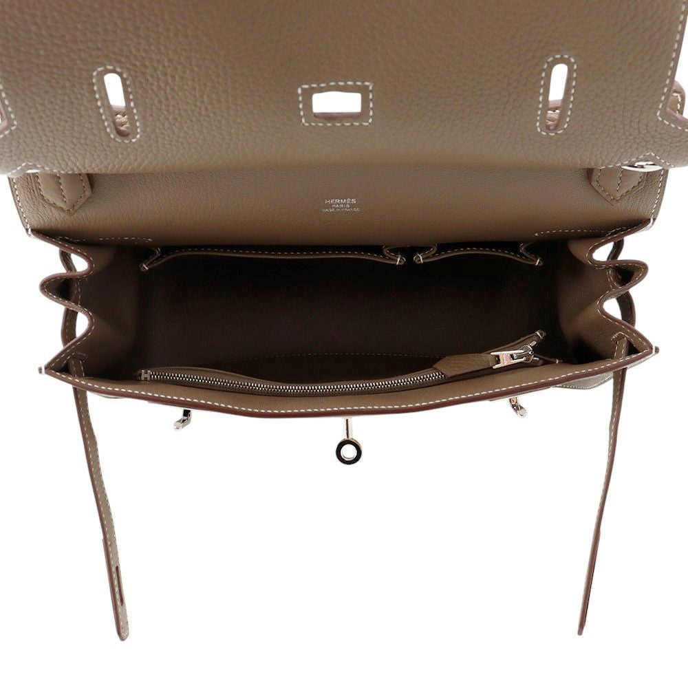 エルメス ショルダーバッグ ジプシエール28 エトゥープ/シルバー金具