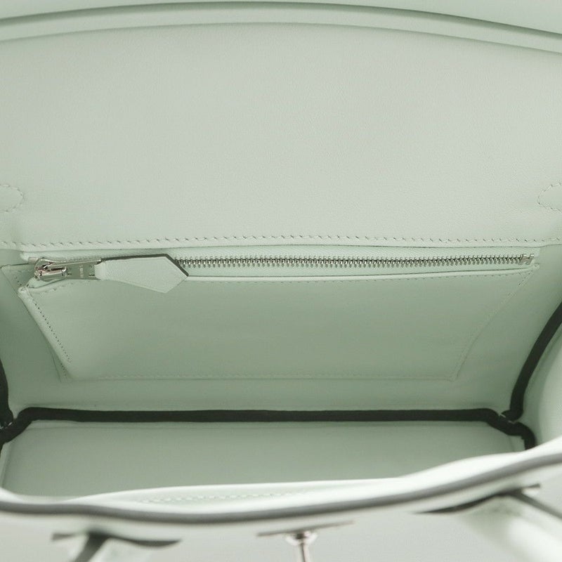 エルメス バーキン25 ヴェールペパーミント/シルバー金具 スイフト K刻印 HERMES Birkin ハンドバッグ