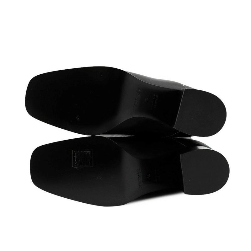 エルメス ブーツ フーレ 60 レザー レディースサイズ38 HERMES 靴 ロングブーツ 黒