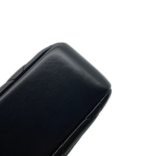 シャネル ハンドバッグ ココマーク マトラッセ ミニ トップハンドル シャイニーカーフレザー AS4543 2way 黒