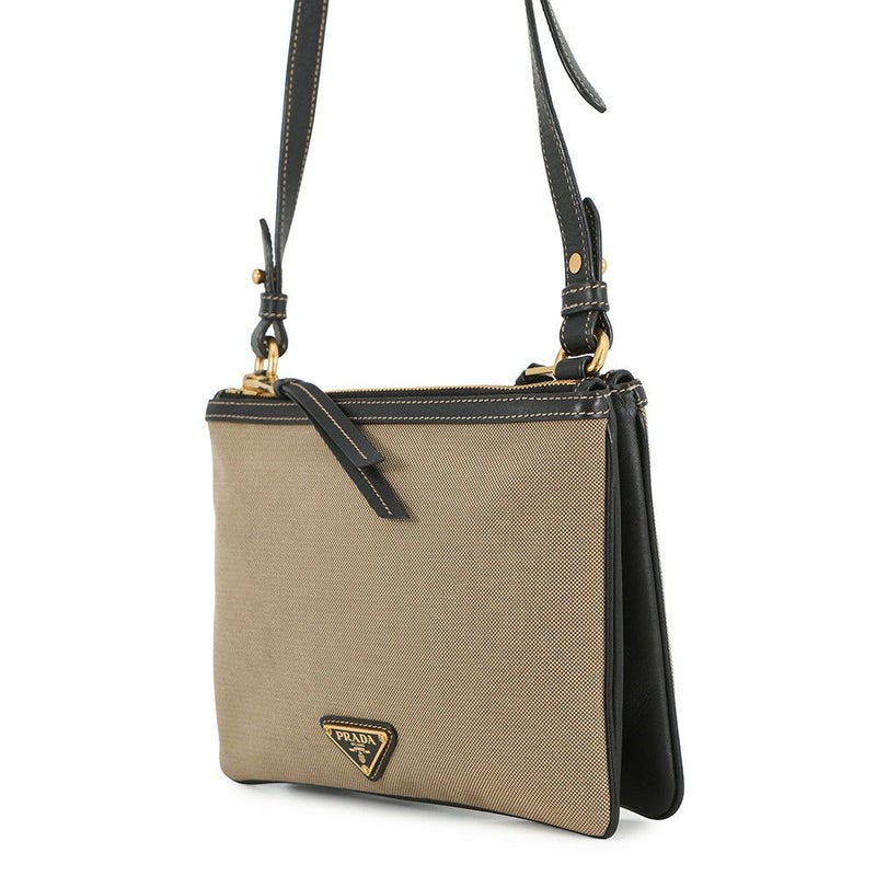 プラダ ショルダーバッグ ジャガード ロゴ 1BH046 PRADA