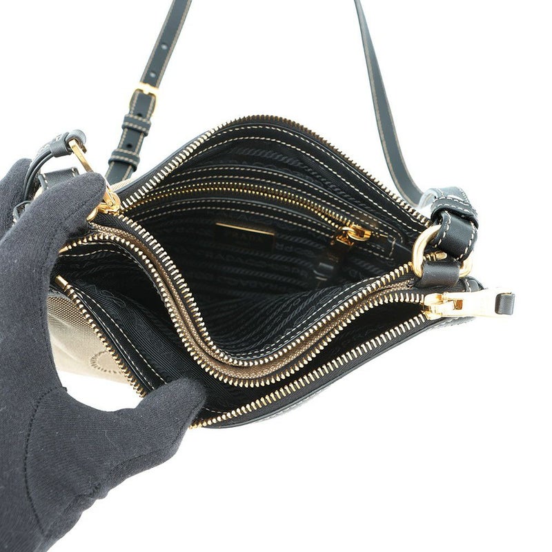 プラダ ショルダーバッグ ジャガード ロゴ 1BH046 PRADA