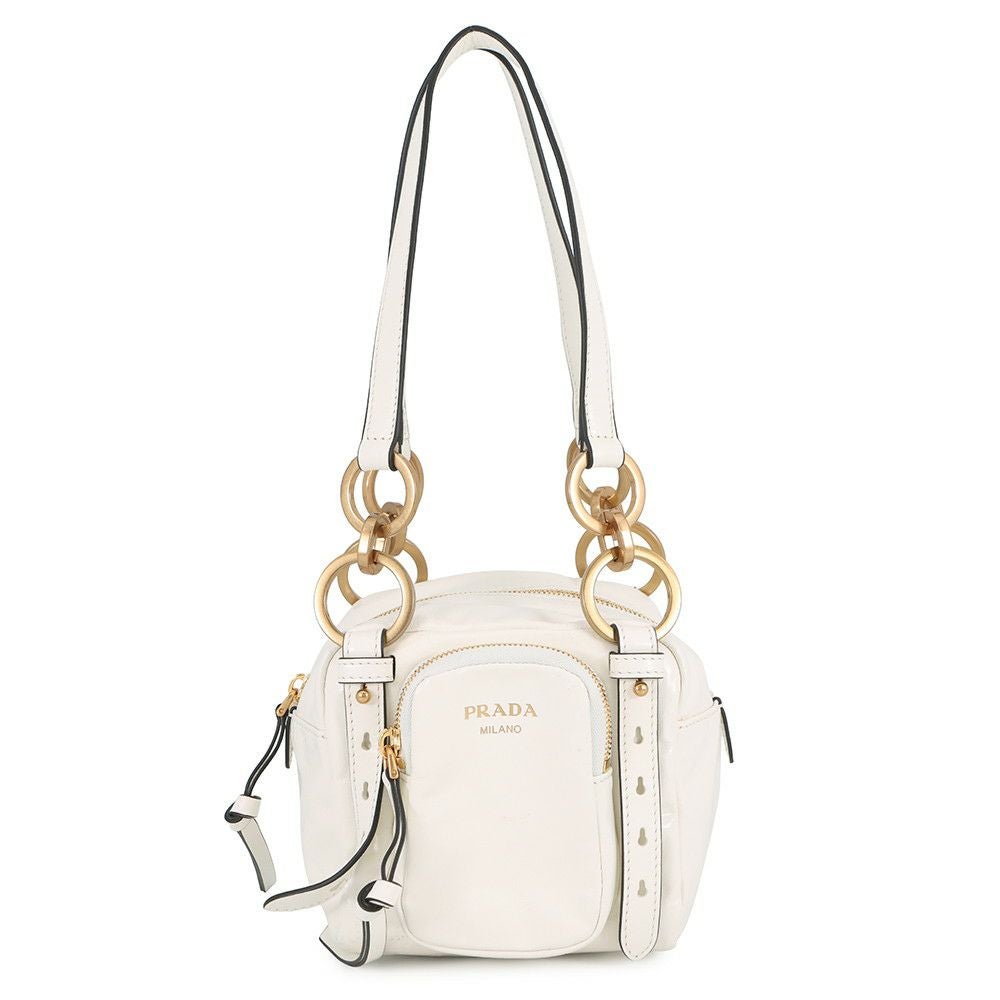 ☆プラダ ハンドバッグ ロゴ レザー 1BA349 PRADA バッグ ミニ ☆プラダ ハンドバッグ ロゴ レザー 1BA349 PRADA バッグ ミニ