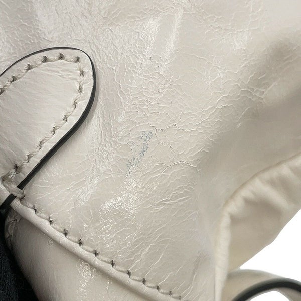 プラダ ハンドバッグ ダングル ミニバッグ レザー 1BB137 PRADA 白