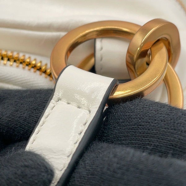 プラダ ハンドバッグ ダングル ミニバッグ レザー 1BB137 PRADA 白