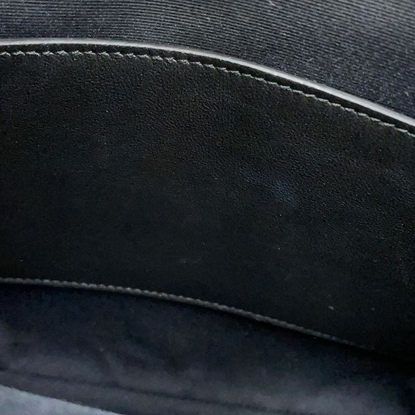 イヴサンローラン チェーントートバッグ トライベッカ Vステッチ レザー 568865 SAINT LAURENT PARIS 黒