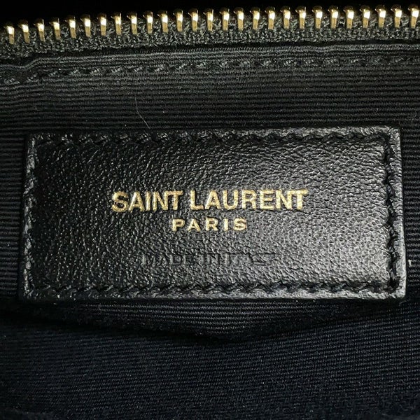 イヴサンローラン チェーントートバッグ トライベッカ Vステッチ レザー 568865 SAINT LAURENT PARIS 黒