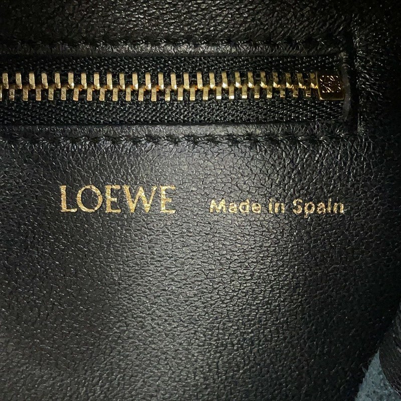 ロエベ ショルダーバッグ スクイーズバッグ ミディアム メローナパラム A914Q37X01 LOEWE 2way 黒