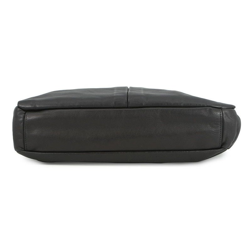 プラダ ショルダーバッグ ロゴ メッセンジャーバッグ レザー VA0959 PRADA 黒