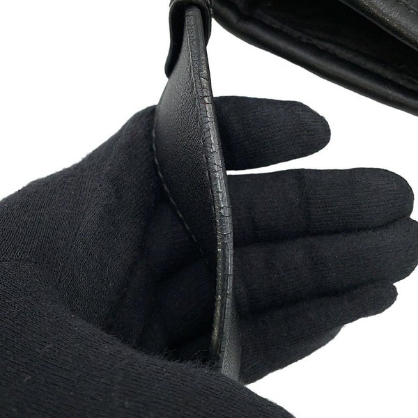 プラダ ショルダーバッグ ロゴ メッセンジャーバッグ レザー VA0959 PRADA 黒